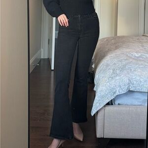 Joe's Jeans Black Flare Leg Jeans
